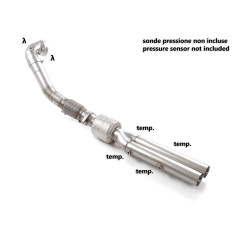 Tube suppression catalyseur Inox Audi / RS3 (typ 8Y - GY) Sportback 2.5TFSI Quattro (294kW) 2021- Aujourd'hui
