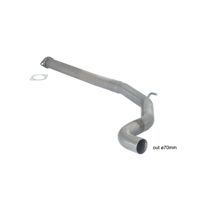 Tube intermédiaire en inox Alfa Romeo MiTo(955) 1.4 TB (114kW / 125kW) Ø70mm 09/2008 - 2018