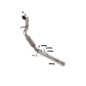 Tube suppression catalyseur avec filtre à particules Cupra leon (kl) 2020 1.4 e-hybrid (110kw) 2021 - Aujourd'hui