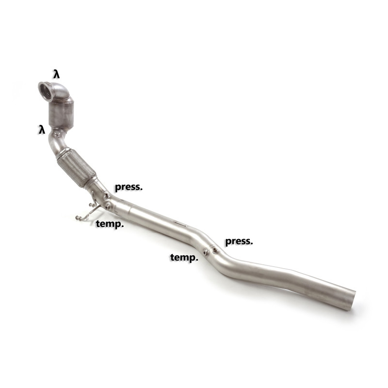 Catalyseur sport 200cpsi en inox du filtre OPF/GPF  Volkswagen Tiguan Mk2 (typ AD1) R 2.0TSI 4motion (235kW) 11/2020 - 2023
