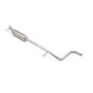 Silencieux central Groupe N en inox pour Alfa Romeo Junior 1.2 Hybrid (100kW) 2024 - Aujourd'hui