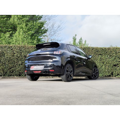 Pot d'échappement arrière inox sorties Black Peugeot 208 (Mk2) 1.2 PureTech130 (96kW) 2019 - Aujourd'hui