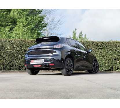 Pot d'échappement arrière inox sorties Black Peugeot 208 (Mk2) 1.2 PureTech130 (96kW) 2019 - Aujourd'hui