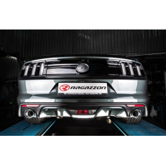 Ligne d'échappement inox avec valve Ford Mustang VI COUPÉ 5.0 V8 GT (310KW) Ø76MM 2015 - 2017