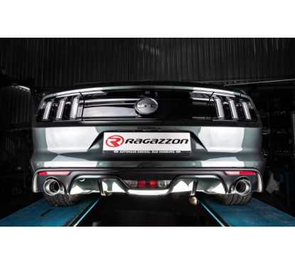 Ligne d'échappement inox avec valve Ford Mustang VI COUPÉ 5.0 V8 GT (310KW) Ø76MM 2015 - 2017