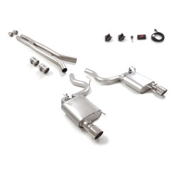 Ligne d'échappement inox avec valve Ford Mustang VI COUPÉ 5.0 V8 GT (310KW) Ø76MM 2015 - 2017