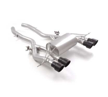 Silencieux arrière en inox avec valve sortie Carbone BMW M2 G87 Coupé 3.0 (338kW / 353kW) 2023 - Aujourd'hui