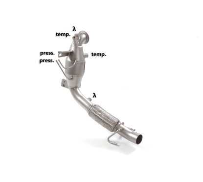 Catalyseur sport + tube suppression filtre à particules BMW X1 (F48) 25d xDrive (170kW) 2015 - 2018