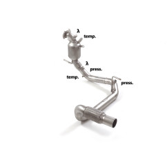Catalyseur sport + tube suppression FAP en inox Jeep Wrangler Mk3 (JK) 2.8CRD (147kW) 2015 - 2018