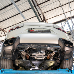 Silencieux arrière duplex en inox avec valve à dépression Ferrari 812 Superfast Coupé 6.5 V12 (588kW) 2017 - Aujourd'hui