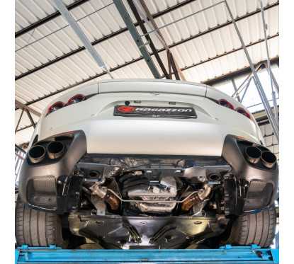 Silencieux arrière duplex en inox avec valve à dépression Ferrari 812 Superfast Coupé 6.5 V12 (588kW) 2017 - Aujourd'hui