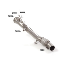 Downpipe tube de suppression Catalyseur + Suppresison FAP BMW Série1 F20 116d (85kW - B37) 07/2018 - 2019