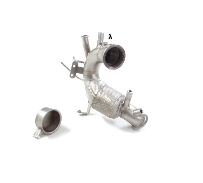 Catalyseur sport + tube suppression filtre à particules en inox Cupra Formentor (KM) 2.0TDi 4Drive (110kW) 03/2021 - 2024