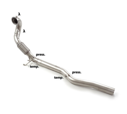 Downpipe Tube suppression catalyseur + suppression du FAP/OPF Cupra Formentor (KM) VZ 2.0TSI 4Drive (245kW) 2024 - Aujourd'hui