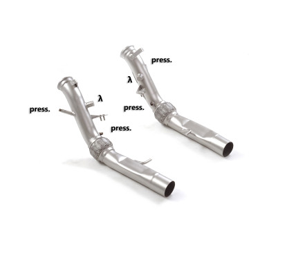 Downpipe suppression catalyseur + suppression du FAP Alfa Romeo Stelvio Quadrifoglio 2.9 Bi-Turbo (375kW) 2017 - Aujourd'hui