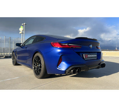 Silencieux arrière duplex en inox avec valve BMW M8 F91 Cabrio Competition xDrive 4.4 (441kW / 460kW) 2019 - 10/2021