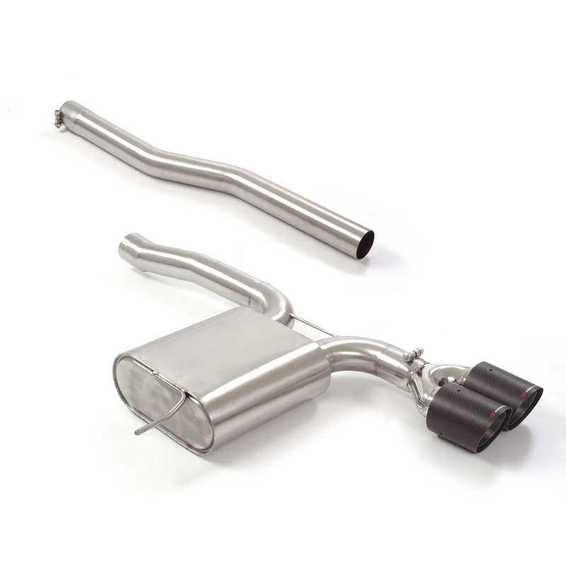 Échappement arrière en inox avec sorties Carbon Shot Mini F57 JCW 2.0 (170kW) 11/2020 - 2024