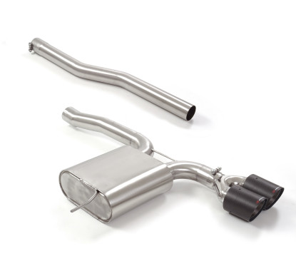 Échappement arrière en inox avec sorties Carbon Shot Mini F57 JCW 2.0 (170kW) 11/2020 - 2024