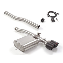 Silencieux d'échappement arrière en inox avec valve Mini F57 JCW 2.0 (170kW) 11/2020 - 2024