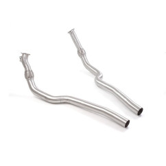 Tubes antérieur groupe n sans silencieux en inox Audi RS7 (Typ F2 - C8) Sportback 4.0TFSI Quattro (441kW) 2020 - Aujourd'hui