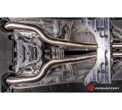 Tubes antérieur groupe n sans silencieux en inox Audi RS7 (Typ F2 - C8) Sportback 4.0TFSI Quattro (441kW) 2020 - Aujourd'hui
