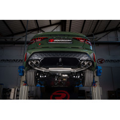 Tube intermédiaire en inox + Silencieux arrière duplex Audi S3 (Typ 8Y) S3 Sedan Quattro 2.0TFSI (245kW) 04/2024 - Aujourd'hui