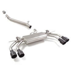 Ligne d'échappement en Inox avec sotie Sport Black Line Audi S3 (Typ 8Y) S3 Sedan Quattro 2.0TFSI (245kW) 04/2024 - Aujourd'hui