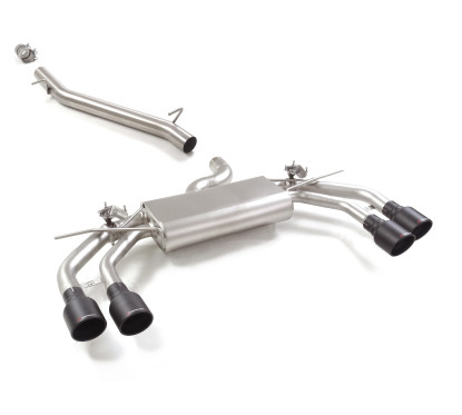 Ligne d'échappement en Inox avec sotie Sport Black Line Audi S3 (Typ 8Y) S3 Sedan Quattro 2.0TFSI (245kW) 04/2024 - Aujourd'hui