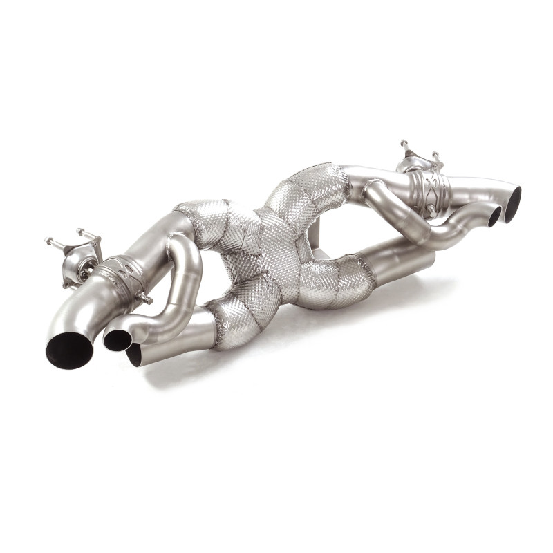 Tube arrière duplex en inox Porsche 911(992) Carrera 4 (283Kw) 2019 - Aujourd'hui