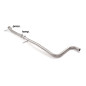 Silencieux intermédiaire pour suppression filtre OPF / GPF en inox Ford fiesta Mk8 1.0 Ecoboost (70kW) 2019 - 2021