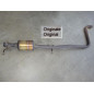 Silencieux intermédiaire pour suppression filtre OPF / GPF en inox Ford fiesta Mk8 1.0 Ecoboost (70kW) 2019 - 2021