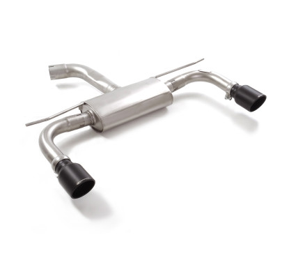 Silenciador trasero doble Acero Inox Volkswagen Golf Mk8 2.0GTi (180kW) 76mm 2020 - 2024