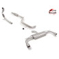 Catalizador deportivo 200cpsi  + Tramo intermedio + Silencioso trasero doble Volkswagen Golf Mk8 2.0GTi (180kW) 76mm 2020 - 2024
