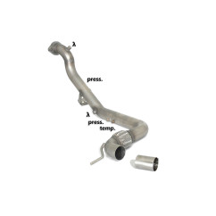 Tube Afrique suppression catalyseur Ford Mustang VI Coupé 2.3I ECOBOOST (233 / 213KW) 2015 - 2020