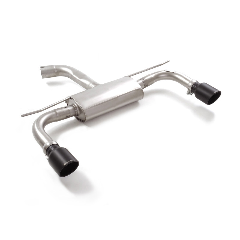 Escape trasero doble en acero inox Volkswagen Golf Mk8.5 2.0GTI (195kW) 70mm 04/2024 - Hoy