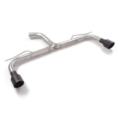 Tubo trasero grupo n doble acero inox Volkswagen Golf Mk8.5 2.0GTI (195kW) 70mm 04/2024 - Hoy