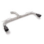 Tubo trasero grupo n doble acero inox Volkswagen Golf Mk8.5 2.0GTI (195kW) 70mm 04/2024 - Hoy