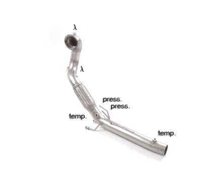 Tube suppression catalyseur  Volkswagen Golf Mk8.5 (typ CD) 2.0GTI (195kW) 76mm 04/2024 - Aujourd'hui