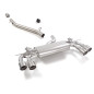 Tramo intermedio en acero inox + Silencioso trasero Volkswagen Golf Mk8.5 (typ CD) R 2.0TSI 4motion (245kW) 02/2024 - Hoy