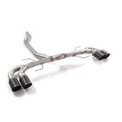 Tubes arrières duplex en inox Carbon Shot Alfa Romeo Giulia(952) 2.0 Turbo Q4 Veloce (206kW) 2016 - Aujourd'hui