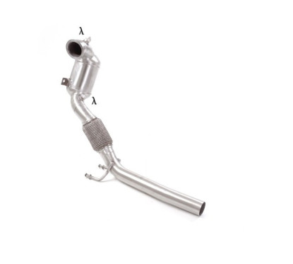 Catalyseur sport 200cpsi en inox Audi A3 (Typ 8Y - GY) Sportback 35TFSI (110kW) 2020 - Aujourd'hui