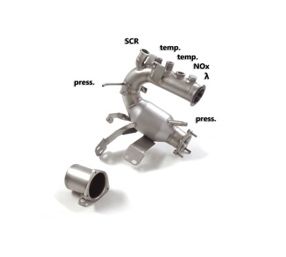 Catalyseur + Tube suppression filtre à particules Audi A4 (typ F4 - B9) 2.0TDi (140kW) 2015 - 08/2018