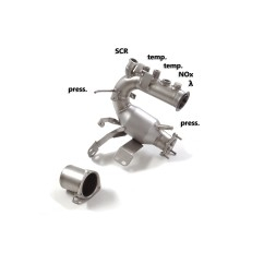 Catalyseur + Tube suppression filtre à particules Audi A4 (typ F4 - B9) 2.0TDi (140kW) Quattro 2015 - 08/2018