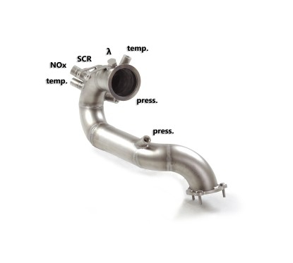 Tube suppression catalyseur + Tube suppression filtre à particules Audi A6 (Typ F2 - C8) 50TDi Quattro (210kW) 06/2018 - 2020