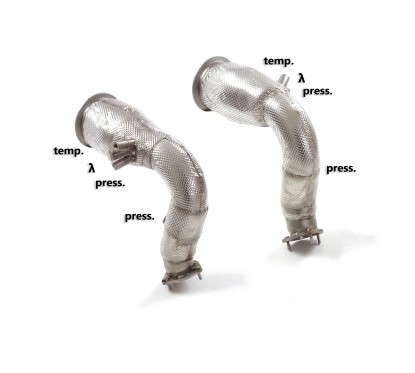 Tube suppression avec enlèvement filtre à particules Audi SQ8 (typ F1 - 4M) 2018 4.0 V8 (373kW) 2020 - 2022
