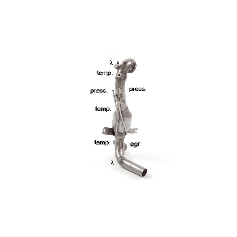 Catalyseur sport + Tube suppression filtre à particules Alfa Romeo MiTo(955) 1.3 JTDm (70kW) 2016 - Aujourd'hui