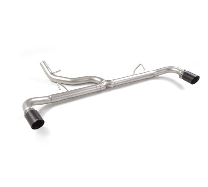 Tube arrière groupe N duplex en Inox sortie ronde Carbon Shot Alfa Romeo Tonale(965) 1.3T Hybrid (132 - 206kW) 2022 - 2025