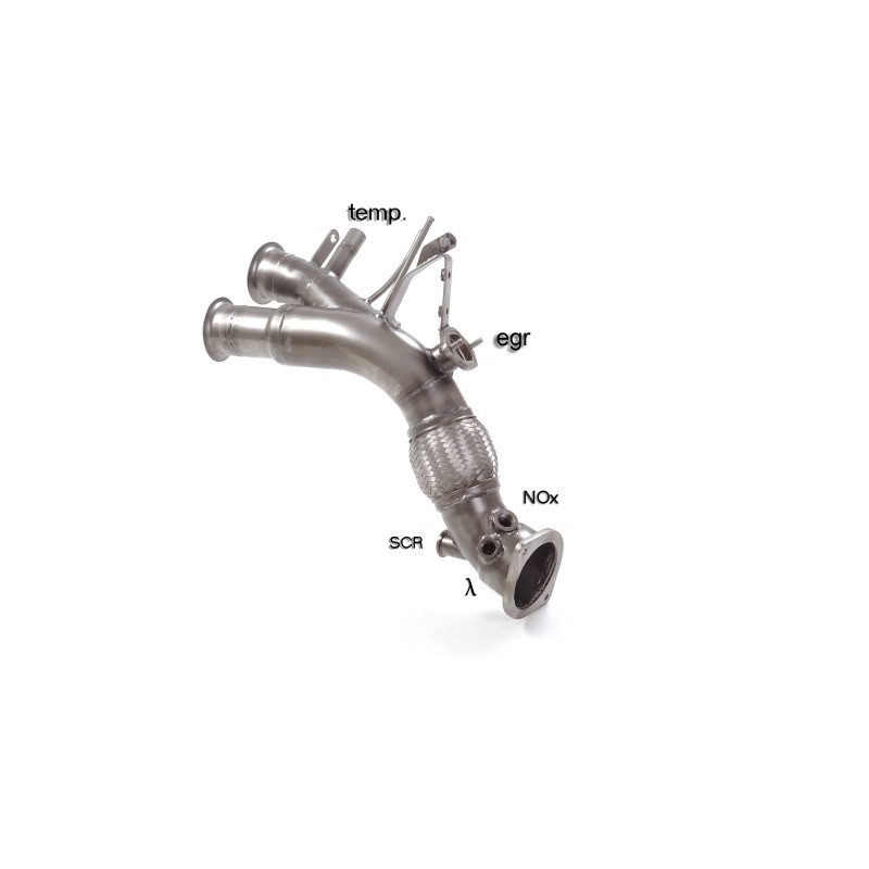 Tramo supresor catalizador + Tramo supresor FAP BMW X5 (G05) 2023 M50D (294kW) 11/2018 - 2020