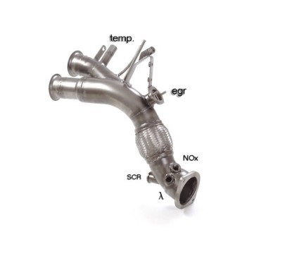 Tube suppression Catalyseur + Suppression FAP BMW X5 (G05) 2023 M50D (294kW) 11/2018 - 2020