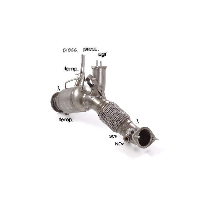 Catalizador deportivo 200cpsi Acero con la eliminación de filtro OPF / GPF BMW X5 (G05) 2023 30d xDrive (195kW) 11/2018 - 2020
